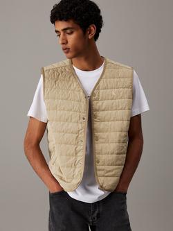 Calvin Klein Quilted Liner Vest, Tree House, Tree House