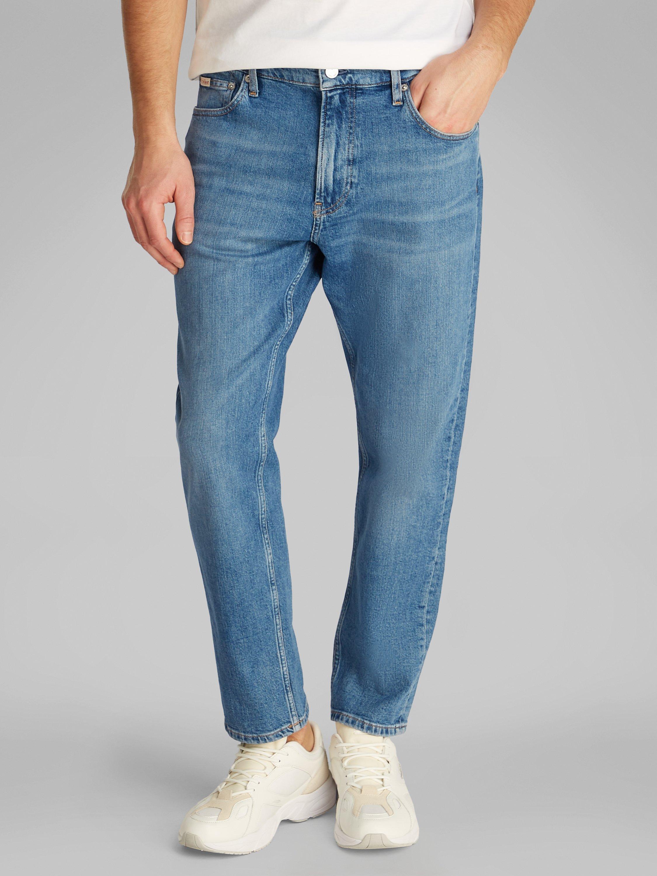 Product image 1 of 6, which shows Calvin Klein Tapered Dad Jeans, Denim Medium, 29R
