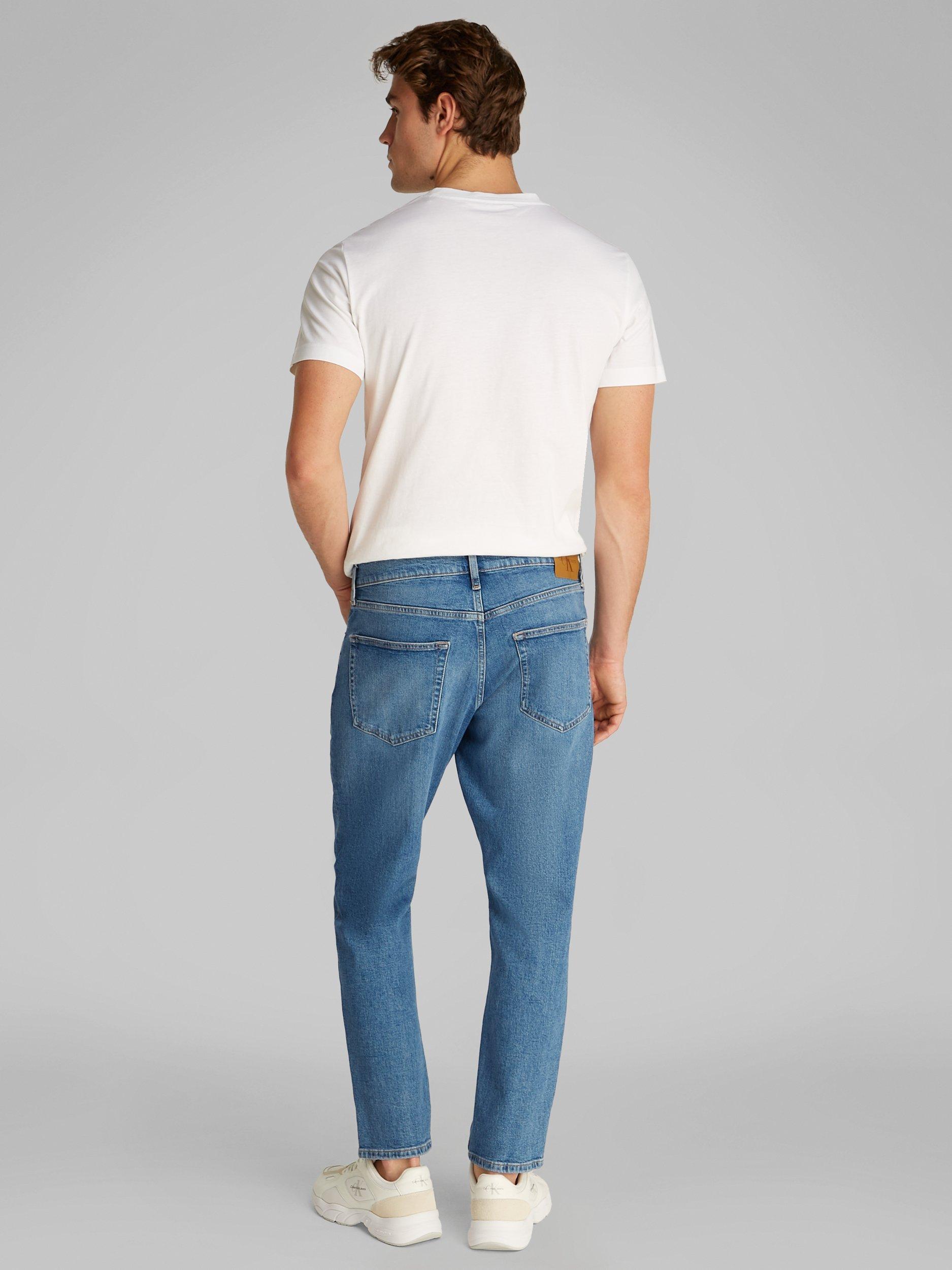 Product image 3 of 6, which shows Calvin Klein Tapered Dad Jeans, Denim Medium, 29R