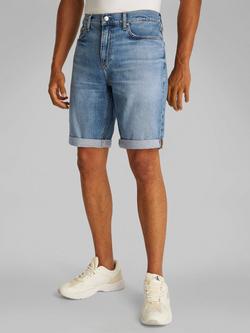 Calvin Klein Slim Fit Denim Shorts, Medium Blue, Medium Blue
