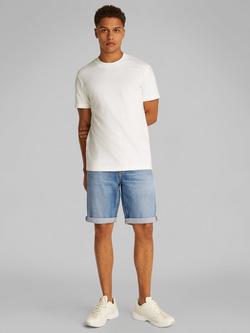 Calvin Klein Slim Fit Denim Shorts, Medium Blue - view 2, Medium Blue
