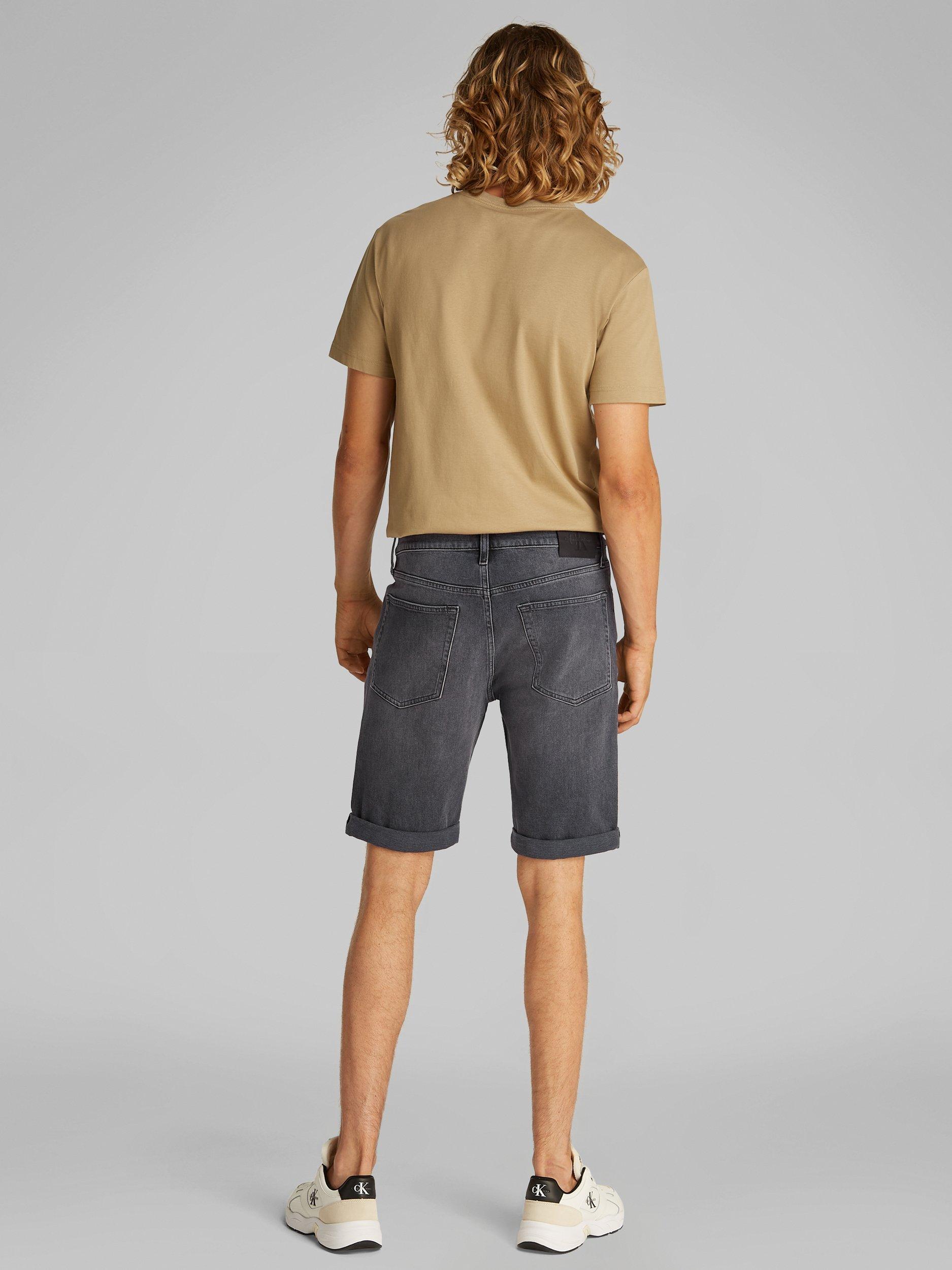 Product image 3 of 6, which shows Calvin Klein Slim Fit Shorts, Denim Grey, 28R