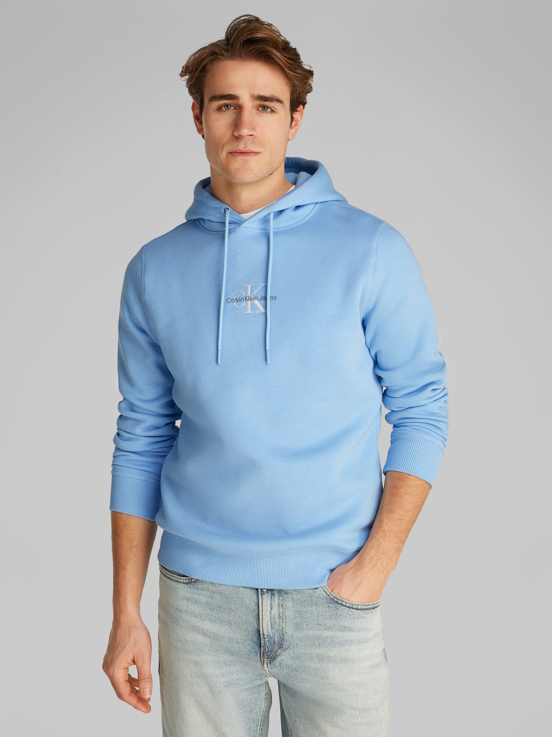 Calvin Klein Relaxed Fit Hoodie, Blue Bell