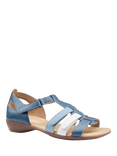 Hotter Solei Wide Fit Leather Gladiator Sandals