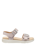 Hotter Palma Leather Sandals, Pewter