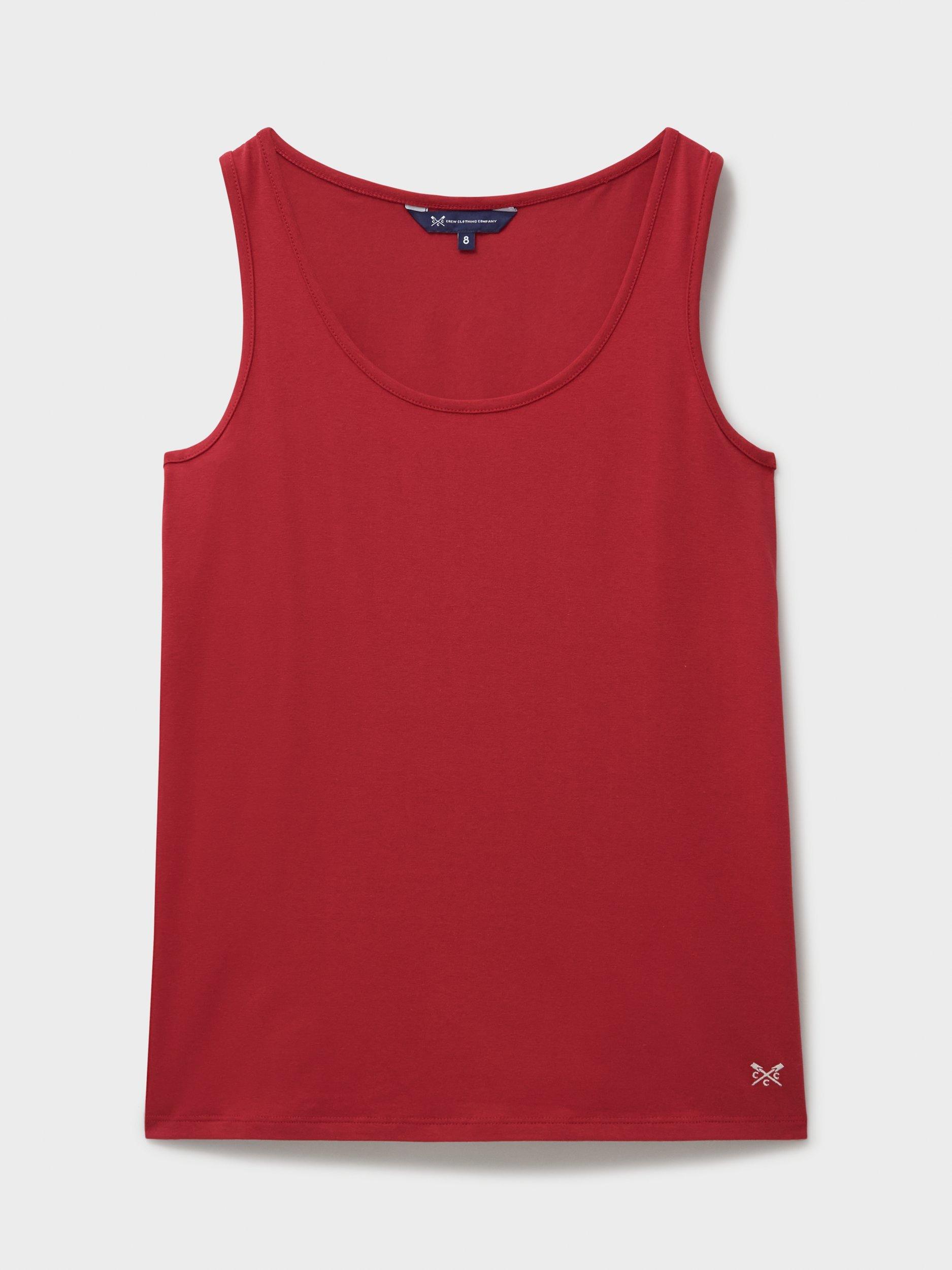 Product image 5 of 5, which shows Crew Clothing Classic Vest, Red Wine, 10