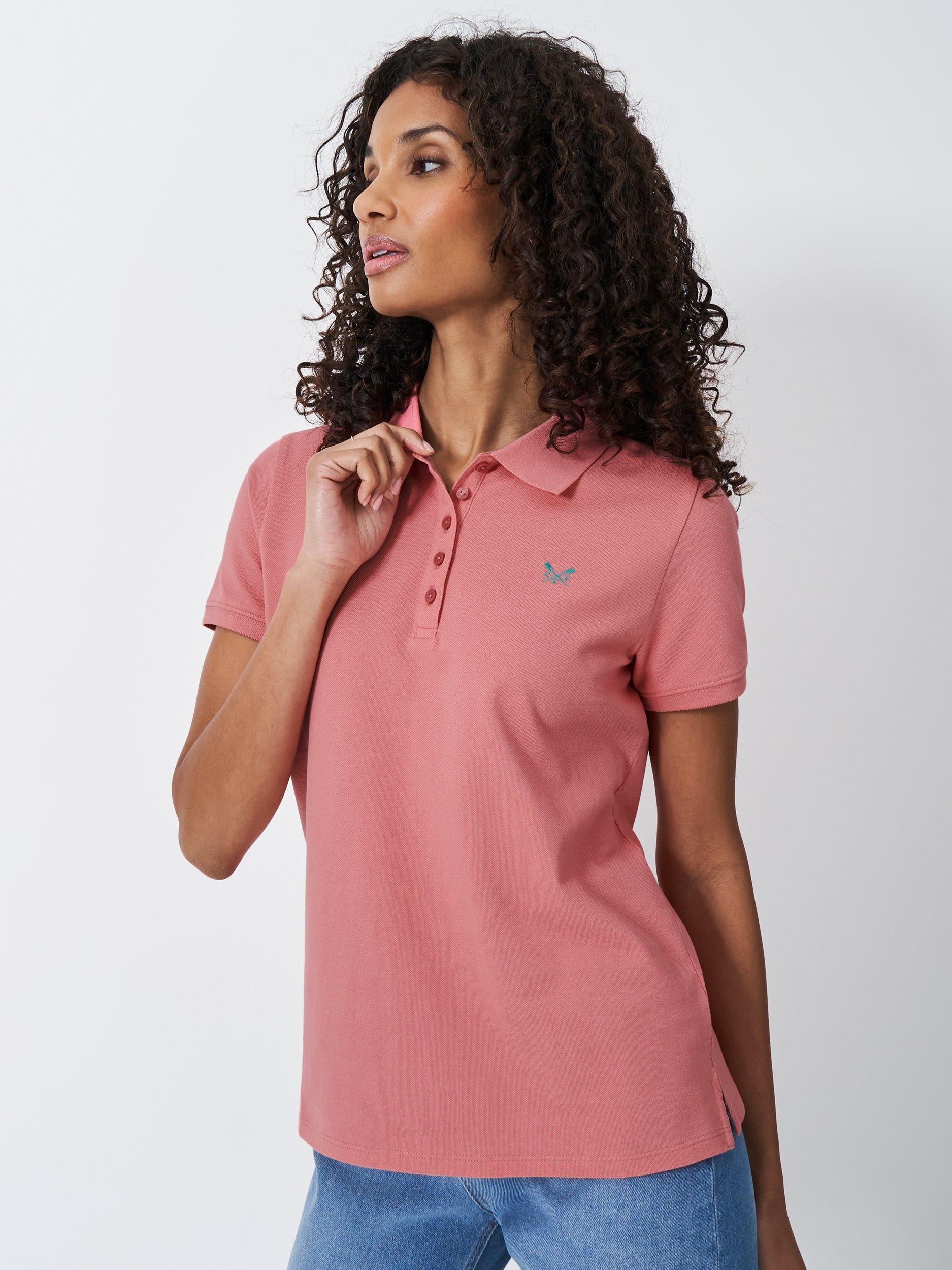 Crew Clothing Classic Polo Shirt, Bright Pink