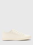 AllSaints Biggy Low Top Canvas Trainers, Off White