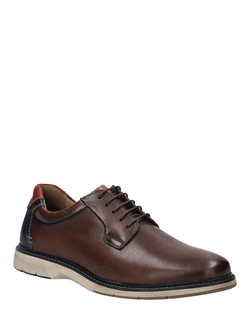 Product image 3 of 5, which shows Josef Seibel Stuart 03 Leather Formal Lace-Up Shoes, Castagne, 6.5