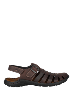 Josef Seibel Logan 70 Leather Fisherman Sandals, Mocca, Mocca