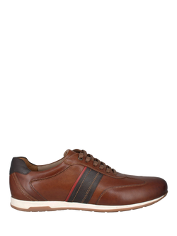 Josef Seibel Colby 04 Leather Trainers, Cognac, Cognac