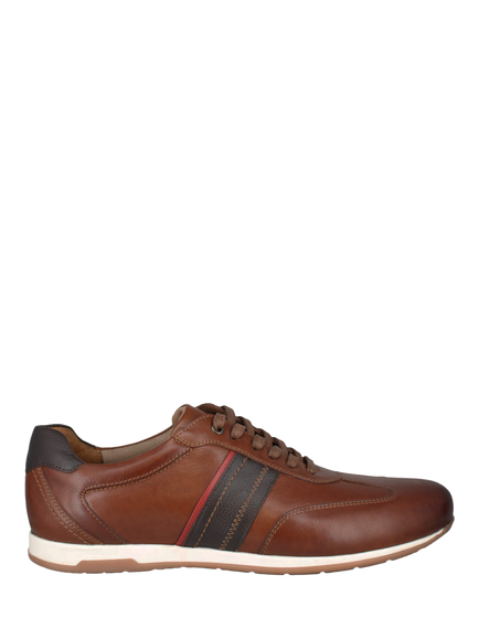 Josef Seibel Colby 04 Leather Trainers, Cognac, Cognac