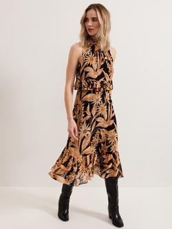 Phase Eight Alma Floral Double Layer Dress, Multi, Multi