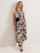 Phase Eight Senita Flower Detail Midi Dress, Eau De Nil