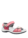Hotter Walk II Extra Wide Fit Nubuck Lightweight Walking Sandals, Tea Rose