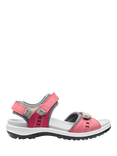 Hotter Walk II Nubuck Lightweight Walking Sandals, Tea Rose