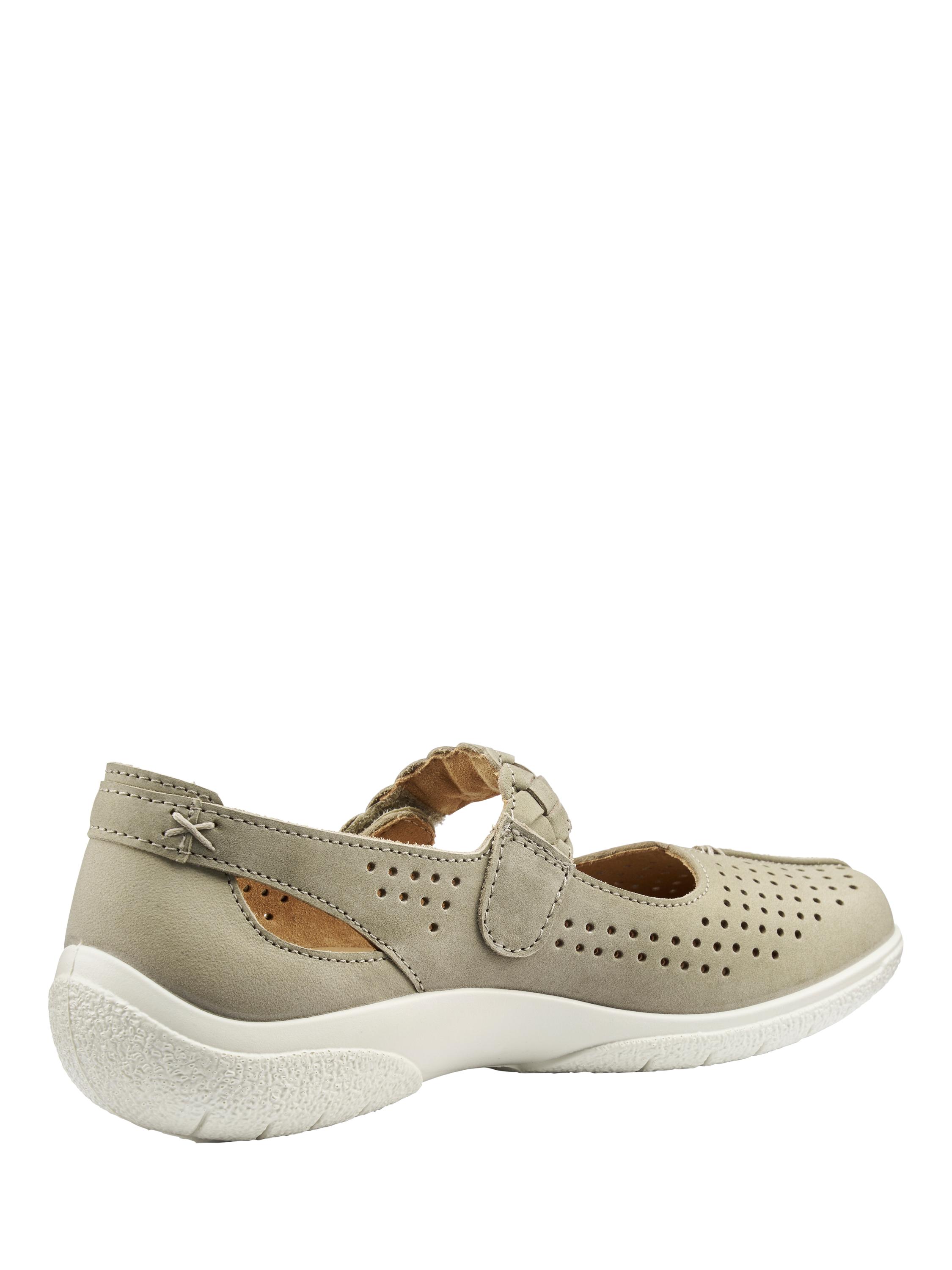 Product image 4 of 4, which shows Hotter Quake II Nubuck Leather Shoes, Moss, 3