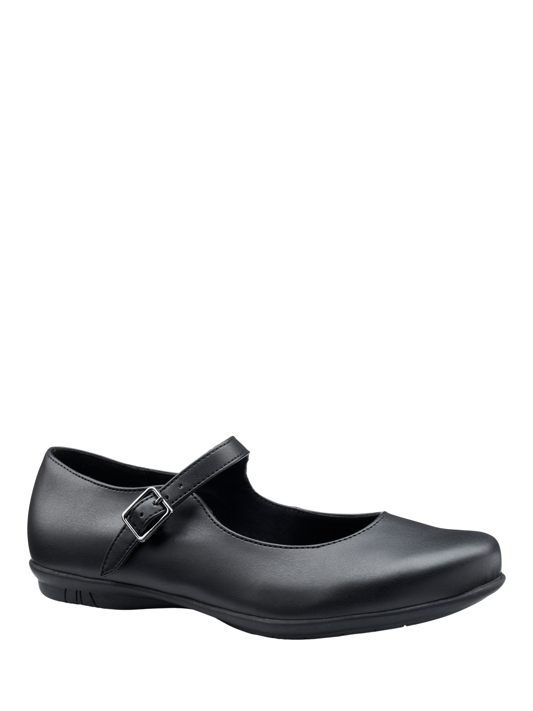 Product image 2 of 4, which shows Hotter Violet Mary Jane Shoes, Black, 3