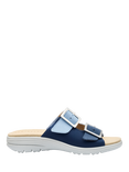 Hotter Sunny Wide Fit Nubuck Slider Sandals