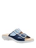 Hotter Sunny Wide Fit Nubuck Slider Sandals