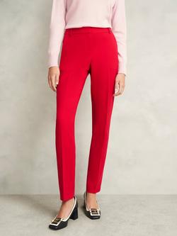 Hobbs Petite Suki Tailored Trousers, Hot Magenta, Hot Magenta