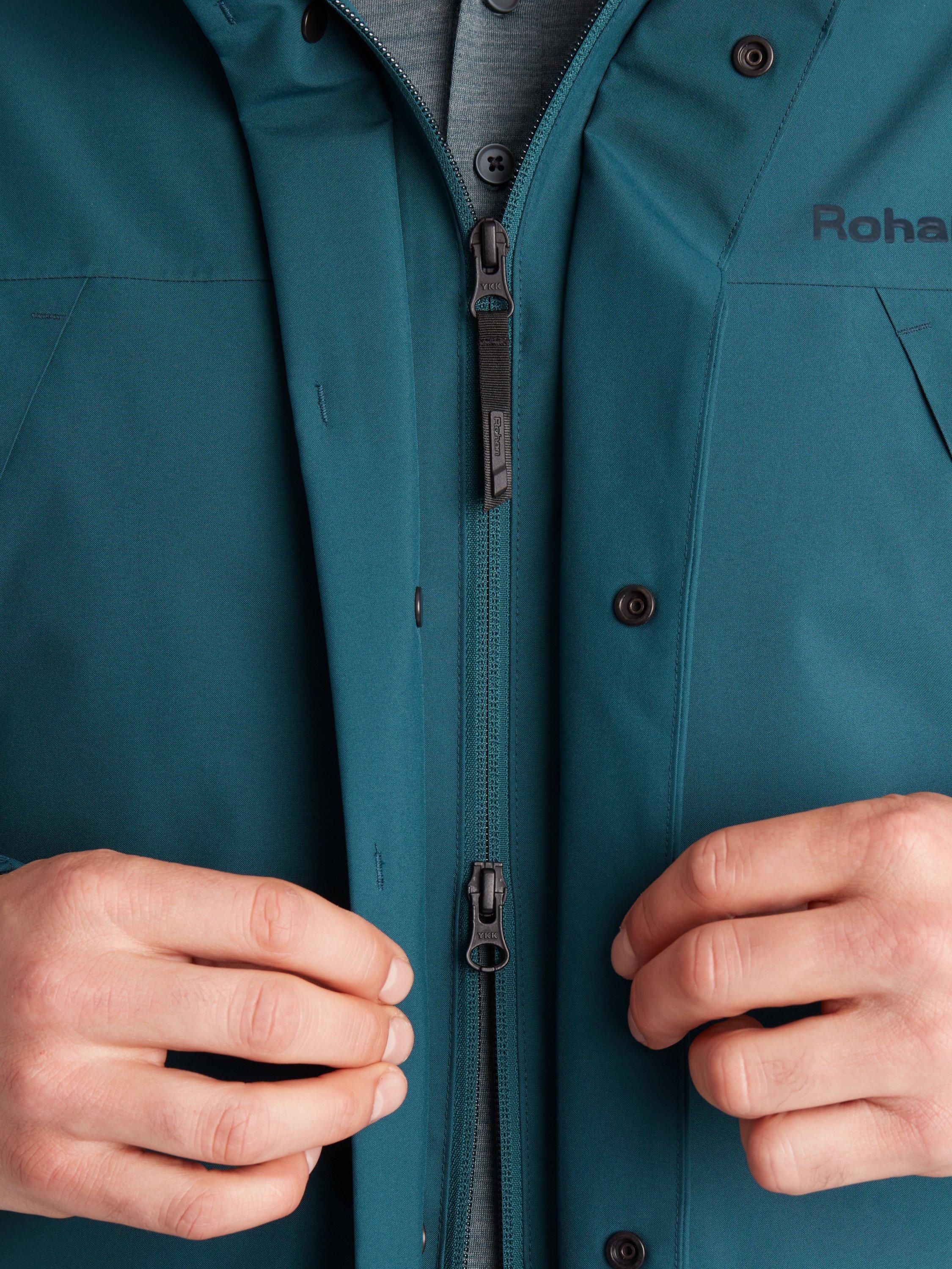 Product image 4 of 10, which shows Rohan Men's Kendal Jacketa, Teal Blue, S