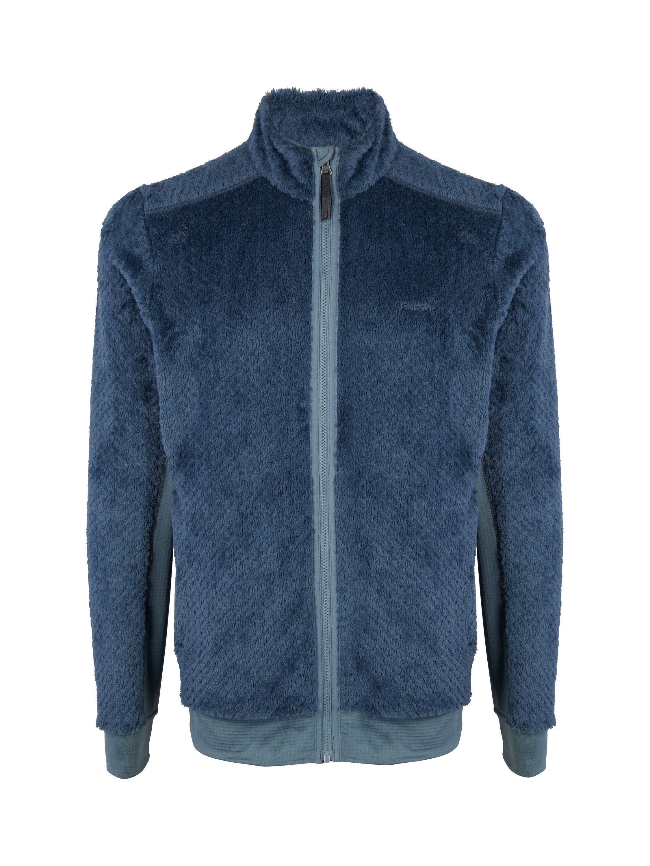 Product image 3 of 8, which shows Rohan Men's Komondor Fleece Top, Storm Blue/Grey, M