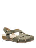Hotter Catskill II Leather Sandals, Khaki