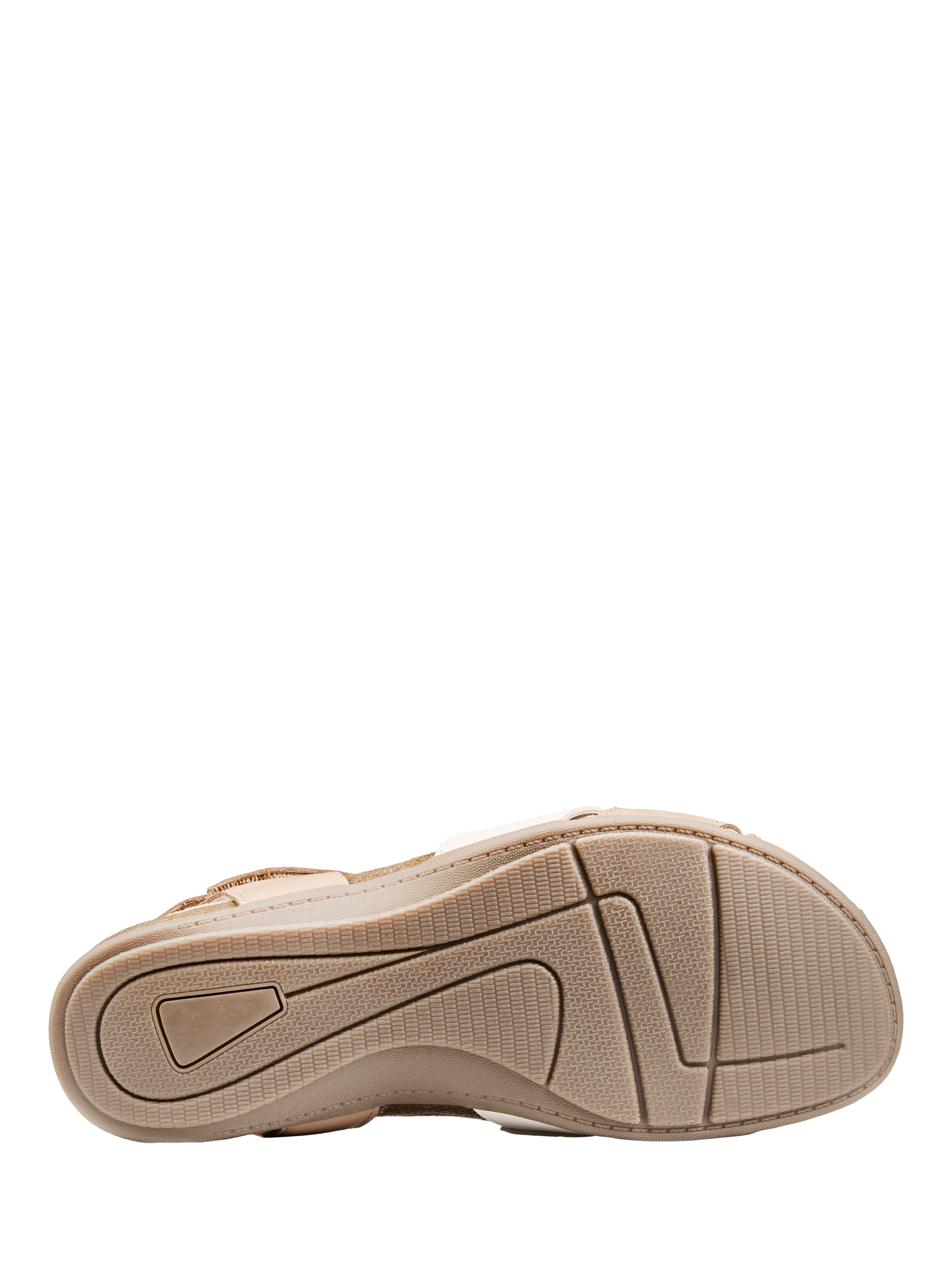 Product image 5 of 5, which shows Hotter Denali Wide Fit Nubuck Leather Sandals, Tan, 4W