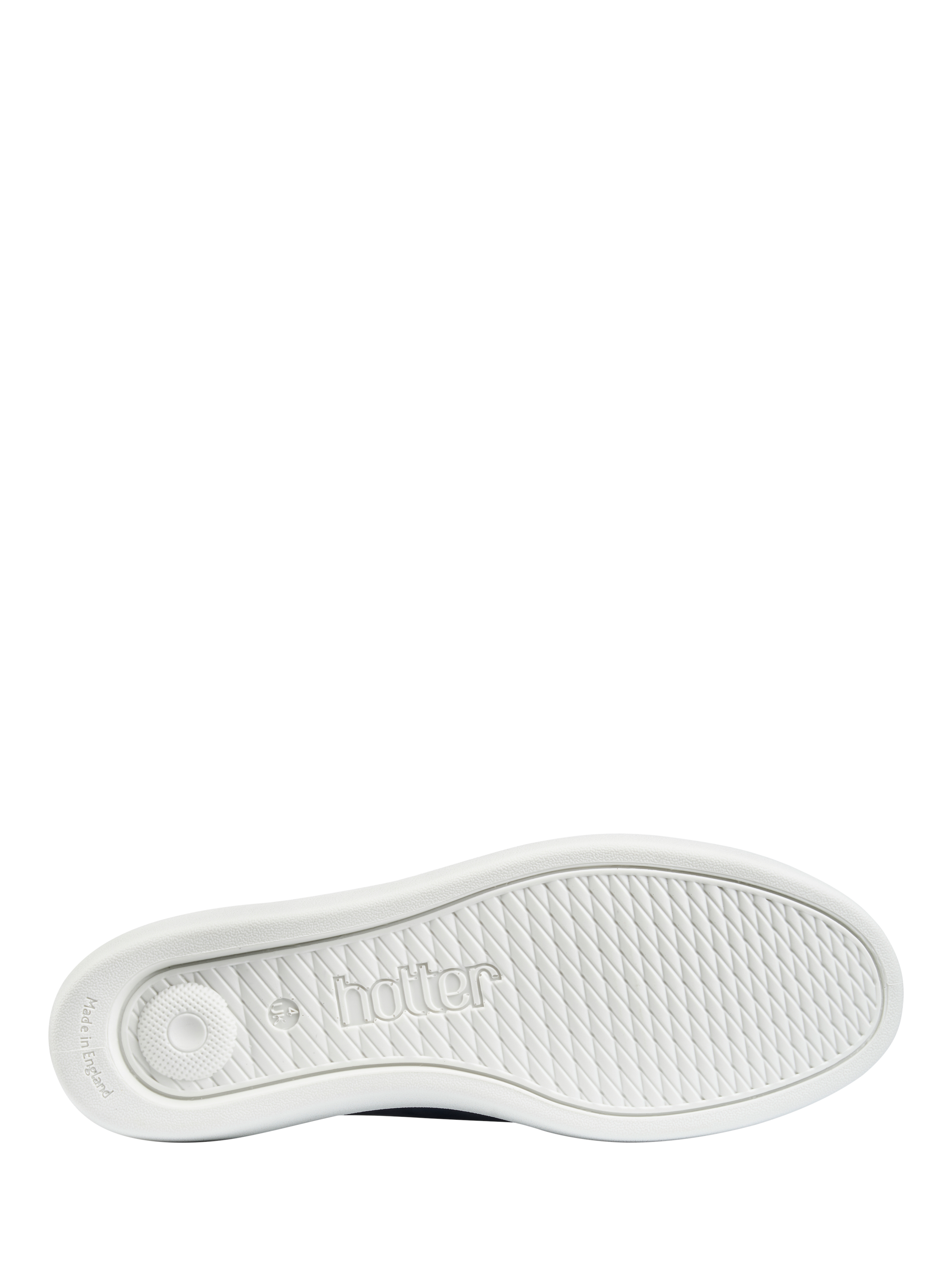 Product image 5 of 5, which shows Hotter Daisy Wide Fit Nubuck Leather Slip In Shoes, Aquatic Blue, 3W