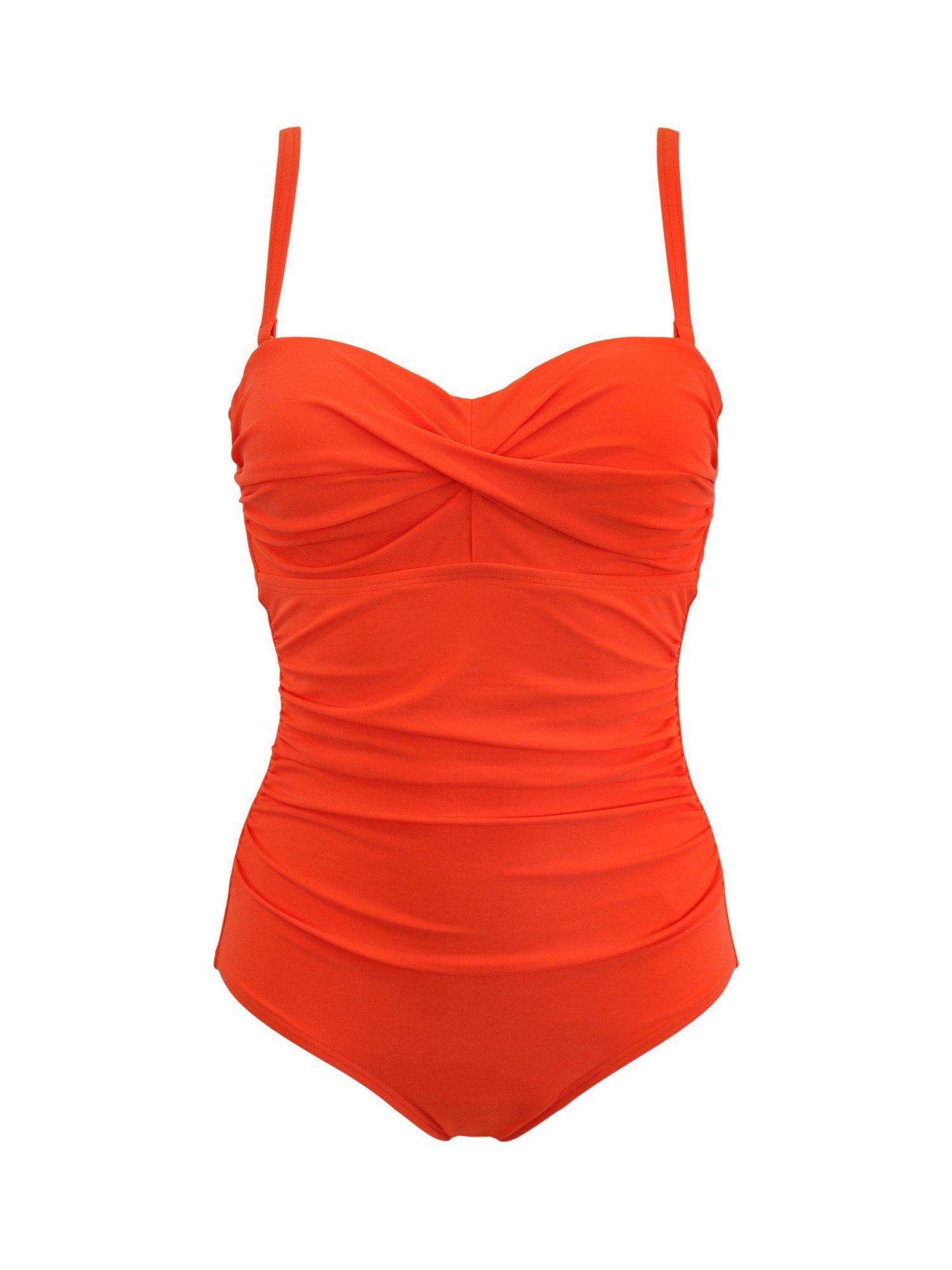Product image 5 of 6, which shows Pour Moi Santa Monica Swimsuit, Orange, 10