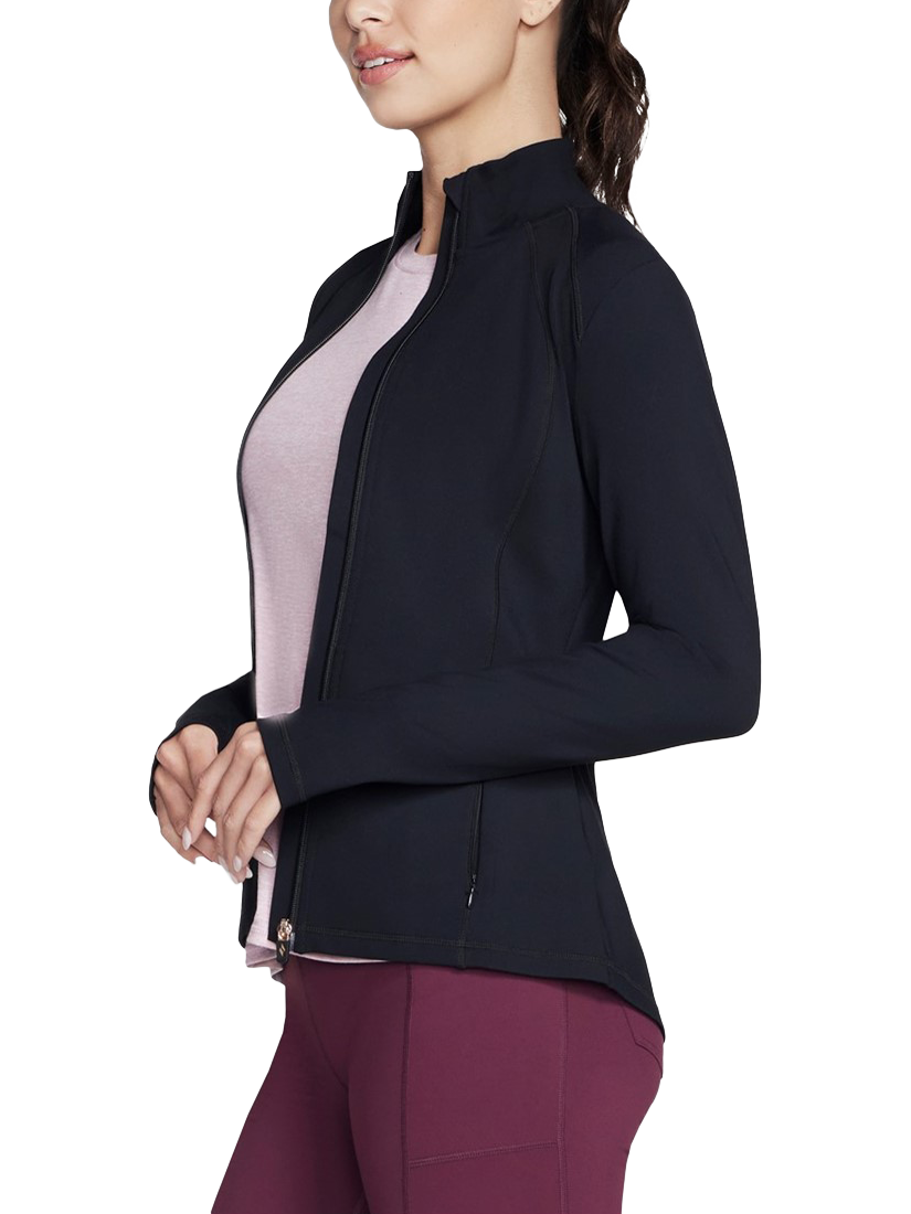 Product image 3 of 3, which shows Skechers GoWalk Sports Jacket, Black, S