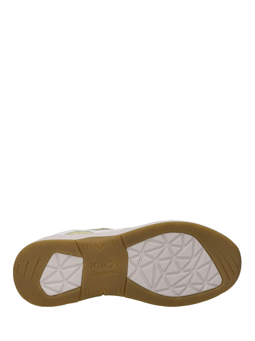 Product image 5 of 5, which shows Josef Seibel Lissi 13 Leather Blend Lace Up Trainers, Yellow/Multi, 3