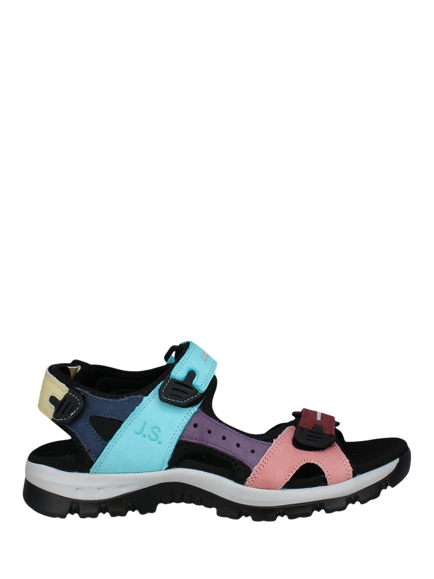 Josef Seibel Bella 10 Walking Sandals, Blue/Aqua - view 2, Blue/Aqua