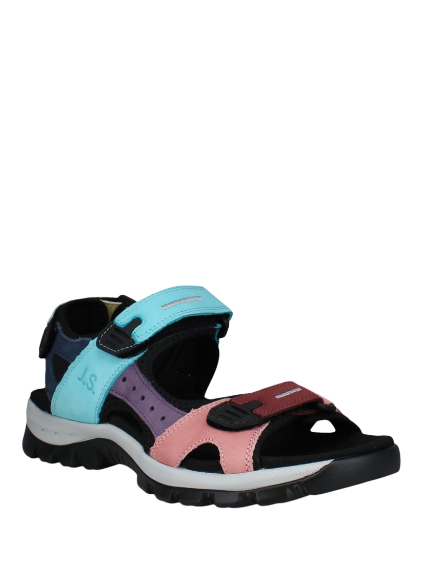 Product image 3 of 4, which shows Josef Seibel Bella 10 Walking Sandals, Blue/Aqua, 3