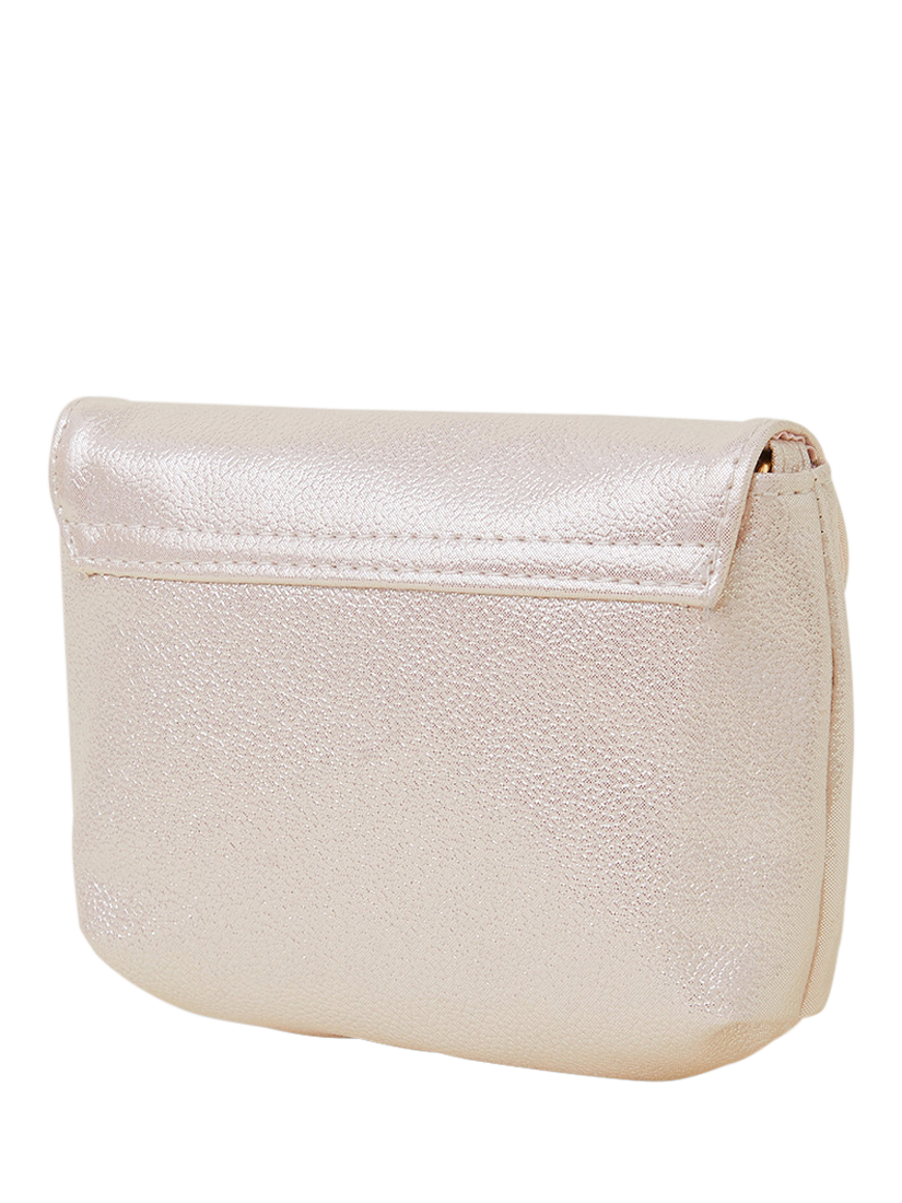 Product image 2 of 4, which shows Angels by Accessorize Flower Mini Bag, Pink, One Size