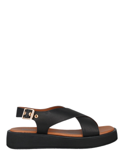 Westland by Josef Seibel Macie 02 Strappy Flatform Sandals, Black