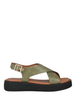 Westland by Josef Seibel Macie 02 Strappy Flatform Sandals, Green Olive