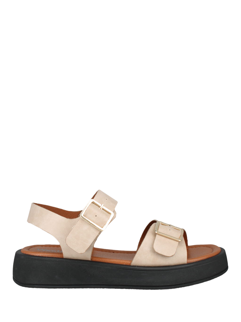 Product image 2 of 4, which shows Westland by Josef Seibel Macie 03 Flatform Strappy Sandals, Off White, 5