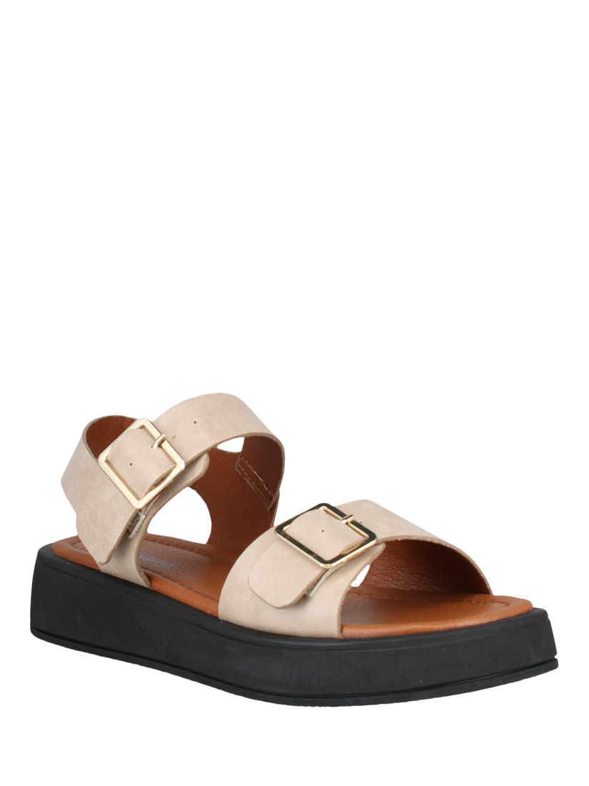 Product image 3 of 4, which shows Westland by Josef Seibel Macie 03 Flatform Strappy Sandals, Off White, 5