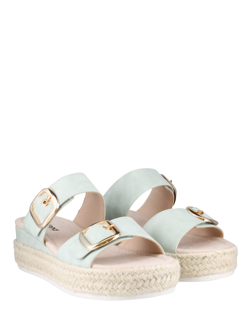 Product image 4 of 5, which shows Westland by Josef Seibel Madison 07 Flatform Buckle Sandals, Blue Aqua, 3