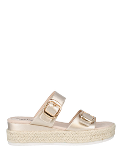 Westland by Josef Seibel Madison 07 Flatform Buckle Sandals, Gold, Gold