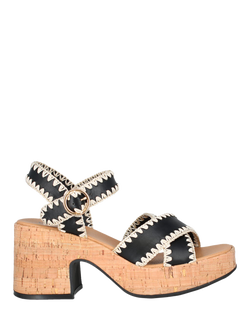 Westland by Josef Seibel Mia 01 Block Heel Platform Sandals, Black
