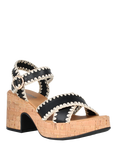 Westland by Josef Seibel Mia 01 Block Heel Platform Sandals, Black