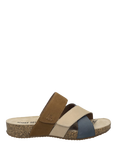 Josef Seibel Tonga 84 Leather Cross Strap Sandals, Multi
