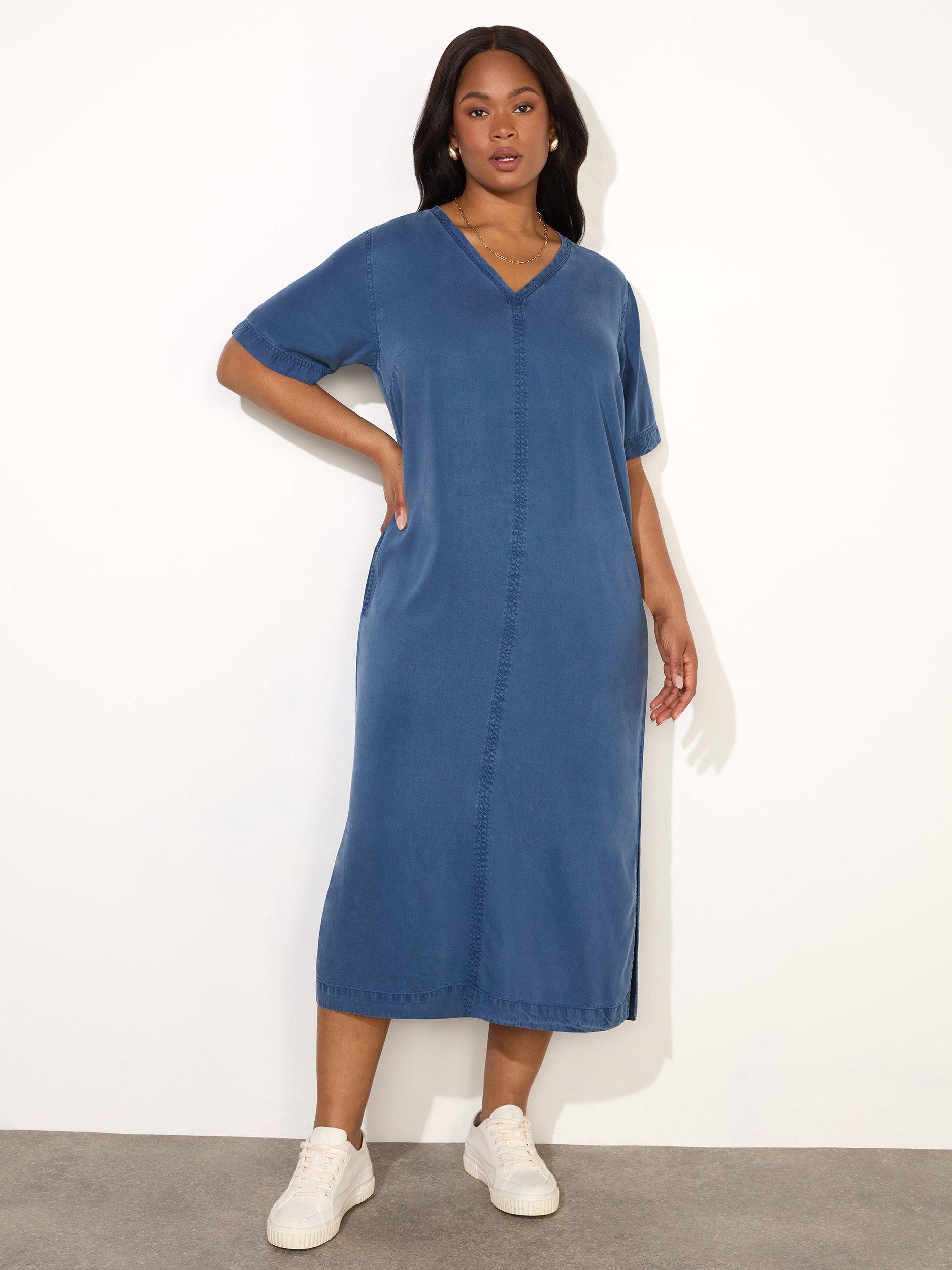 ada khaki long sleeve midi dress Long Sleeve A-Line Midi Dress – iconic luxe