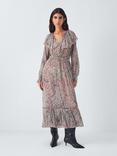 AND/OR Paisley Maxi Dress, Pink/Multi