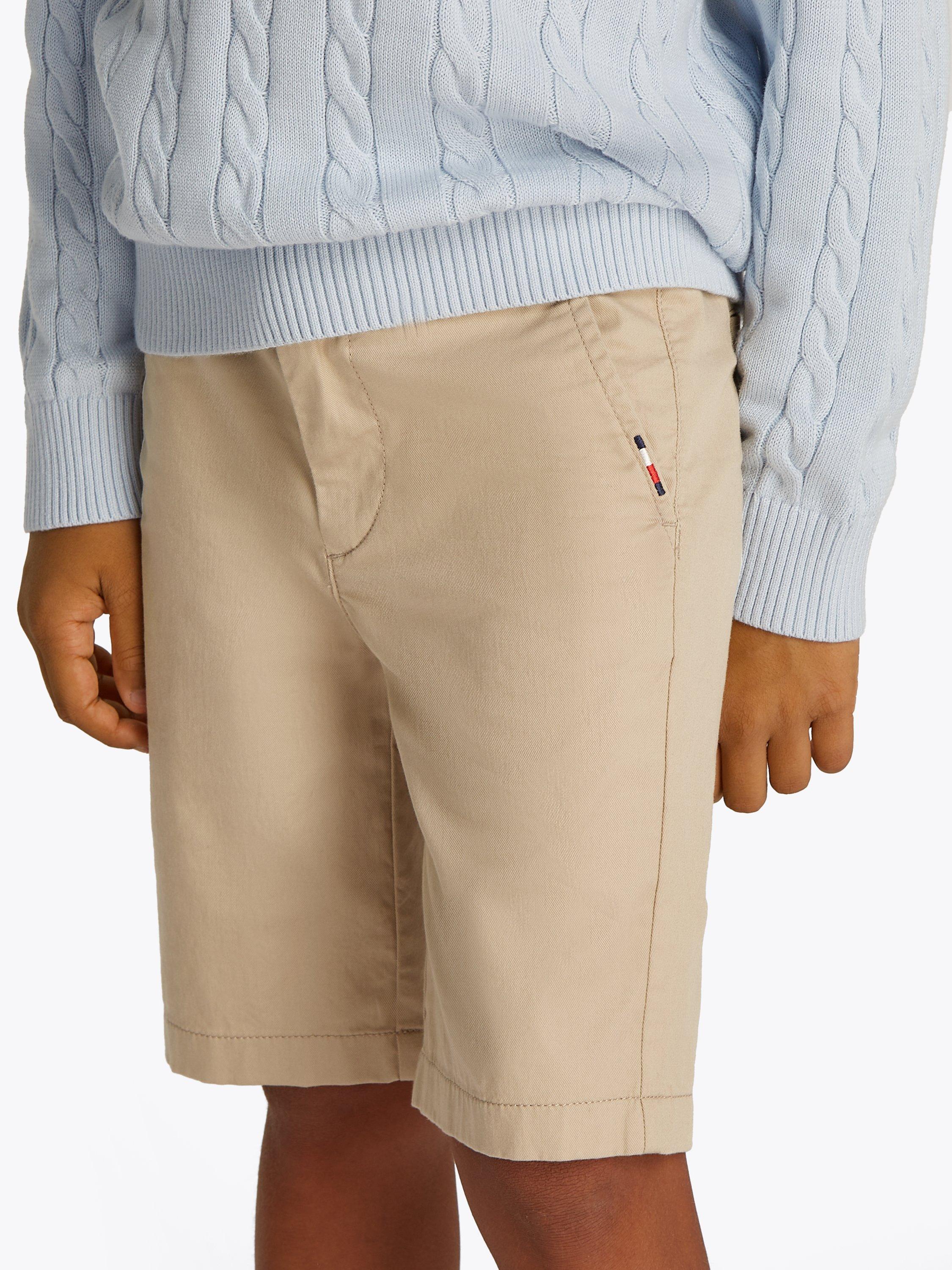 Product image 3 of 5, which shows Tommy Hilfiger Kids' 1985 Collection Chino Shorts, Sandalwood, 12 years