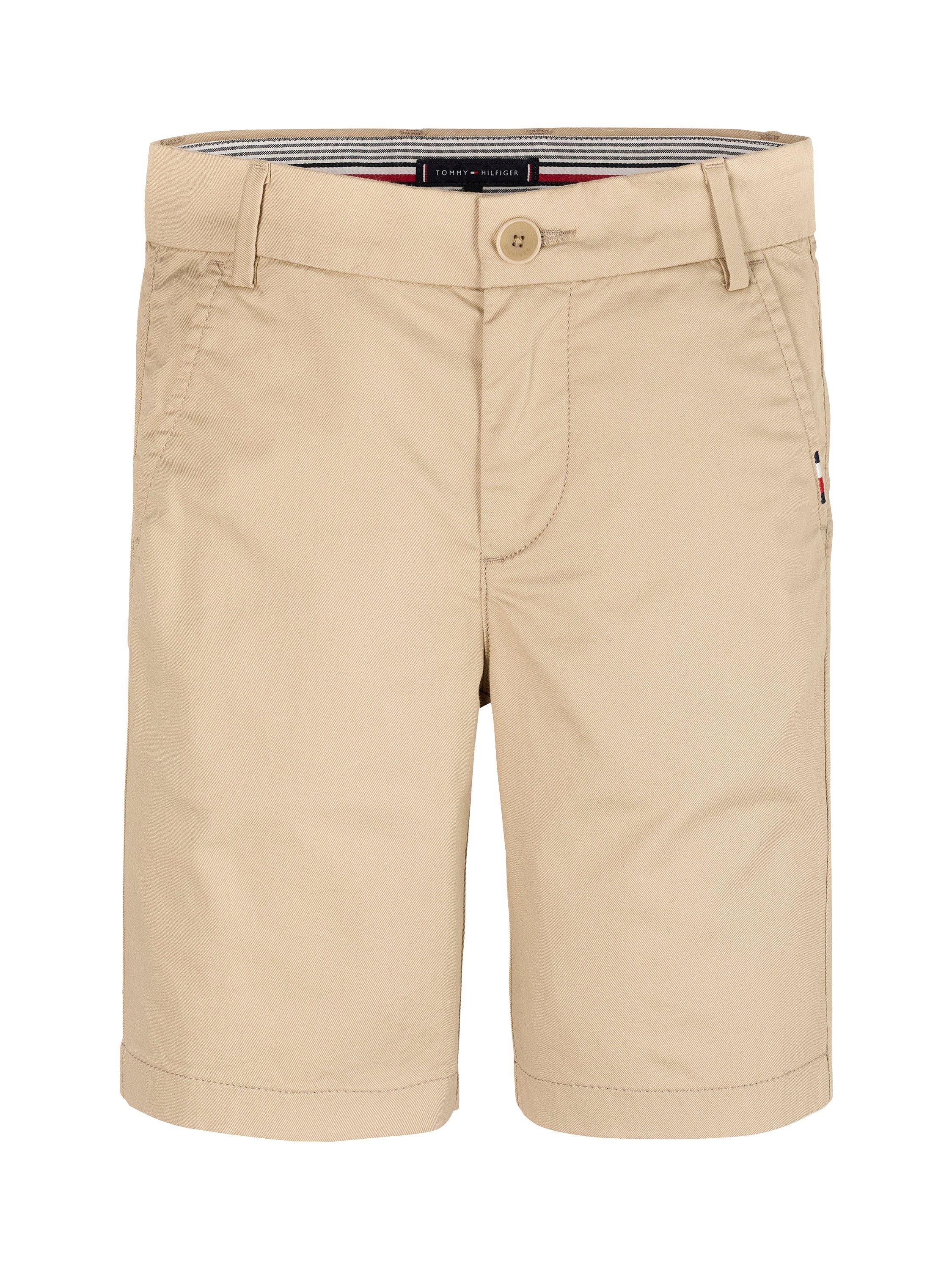 Product image 4 of 5, which shows Tommy Hilfiger Kids' 1985 Collection Chino Shorts, Sandalwood, 12 years