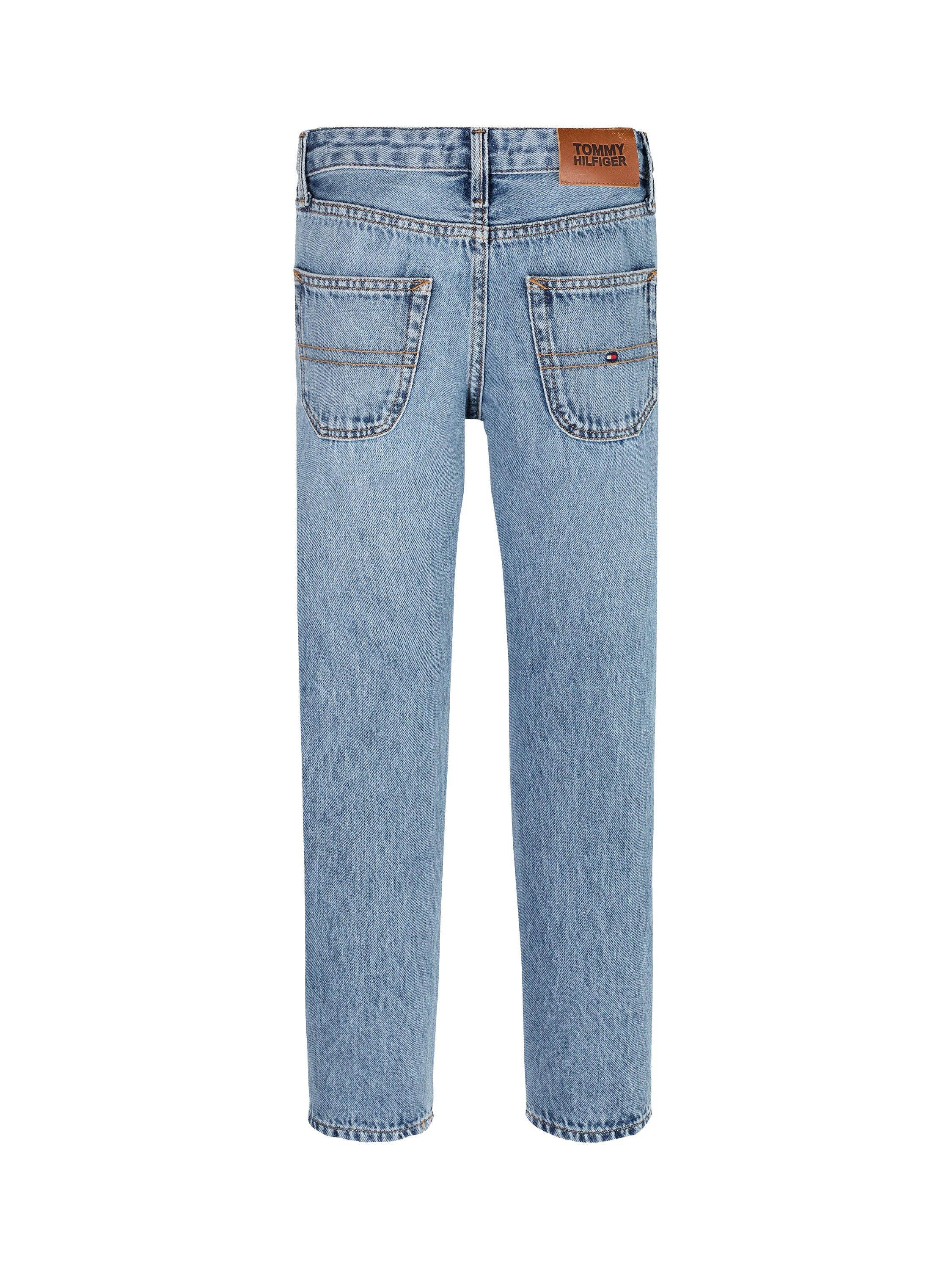 Product image 6 of 6, which shows Tommy Hilfiger Boy's Modern Straight Jeans, Authredcastmid, 4 years